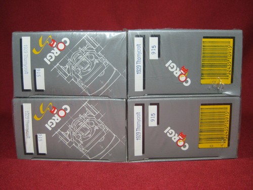 Corgi FACTORY TRADE PACK x4 1929 OXO Thornycroft Van Vintage MIB 1:43 Scale - Picture 3 of 6