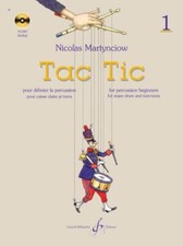 TAC TIC vol 1 - Pour débuter la percussion pour caisse claire et toms + CD