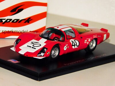 PORSCHE 906 LH #40 STEINEMANN/SPOERRY SEBRING 1967 SPARK US268 1