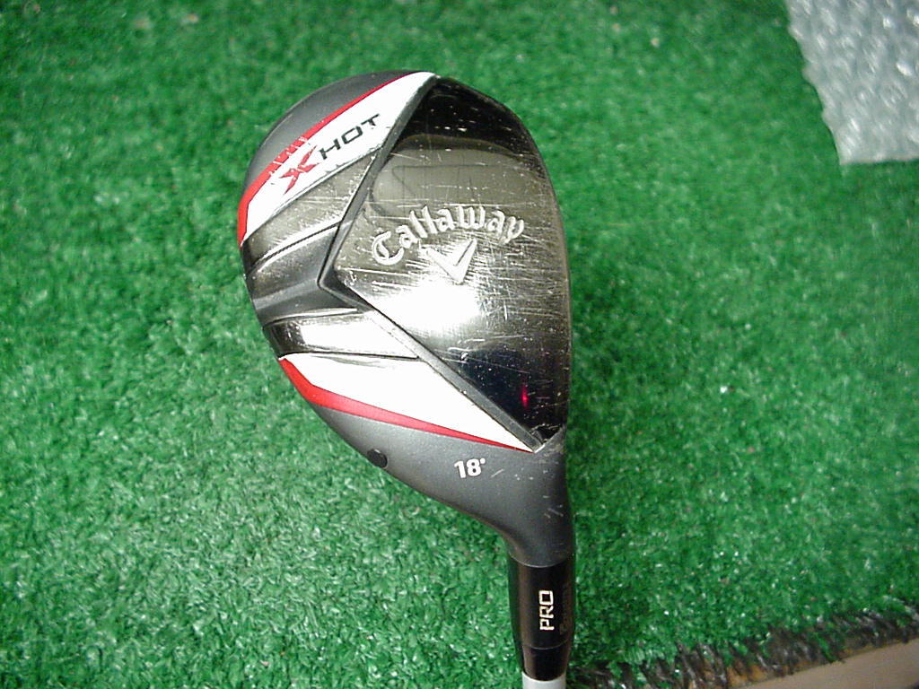 Callaway X Hot 18 degree Pro Hybrid Project X Graphite Stiff