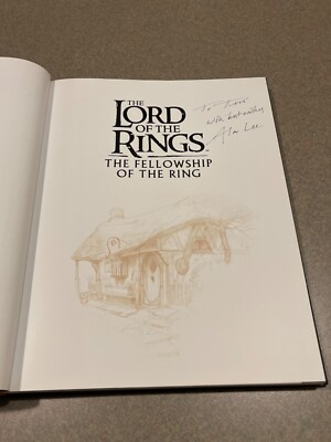 Lord of the Rings: Art of The Fellowship of the Ring SIGNED by