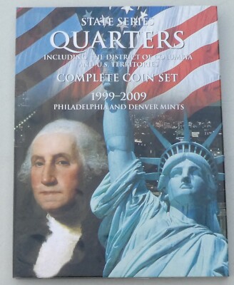 Whitman Folder / Sammelalbum USA State Quarters 1999-2009 P+D