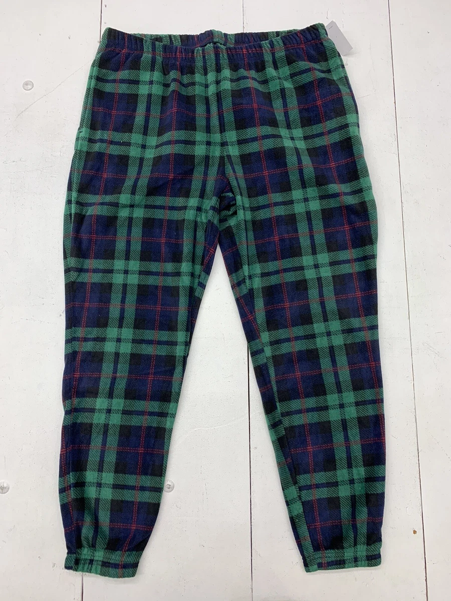 Navy blue and green plaid cheap pants mens