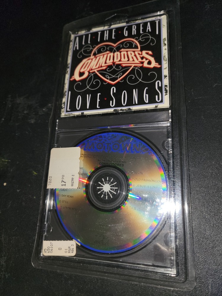 Commodores All The Great Love Songs 1984 CD New Sealed Clam Shell Package