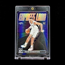 Victor Wembanyama RC - 2023-24 Donruss Optic Express Lane Purple Prizm Rookie #8