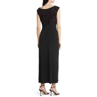 Connected Apparel Beaded Bodice Cap Sleeve Faux Wrap Cocktail Dress | eBay Connected Apparel Beaded Bodice Cap Sleeve Faux Wrap Cocktail Dress | eBay
