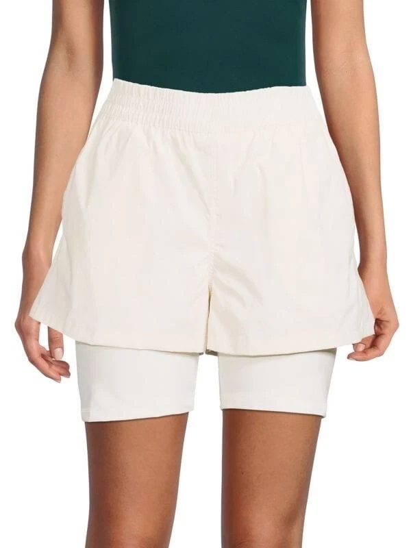 Biker shorts shop and windbreaker