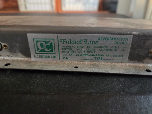 Vintage Folded Line Reverb Device - Bild 3 von 3