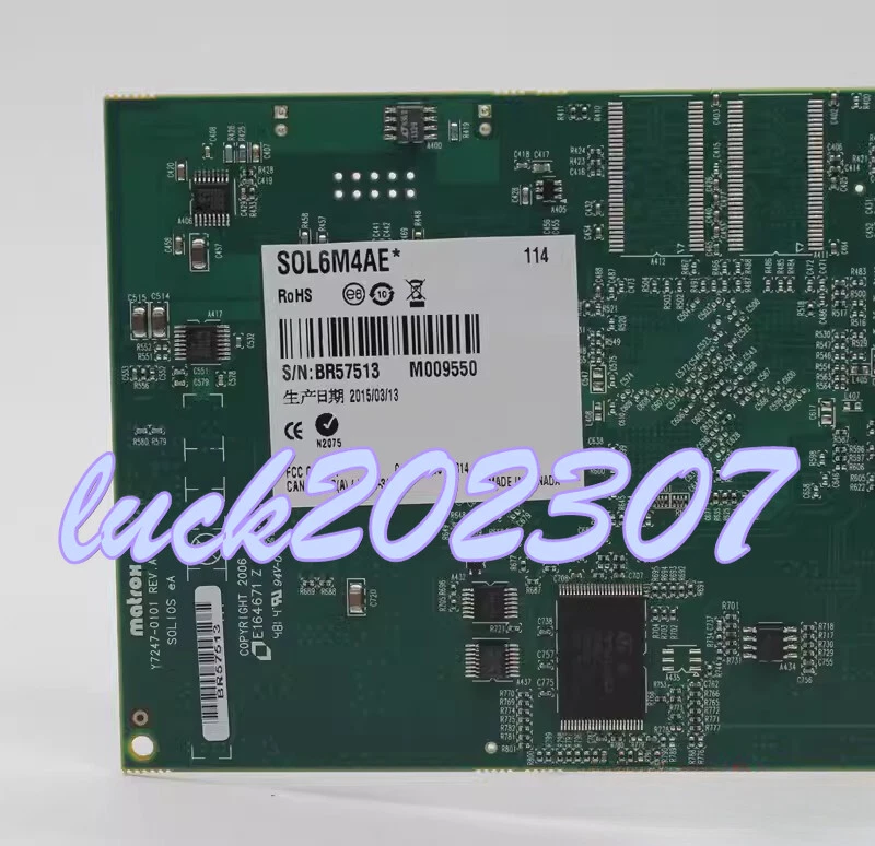 1PC USED Matrox SOL6M4AE* Y7247-03 REV.A Acquisition card #YY - Image 2 of 4