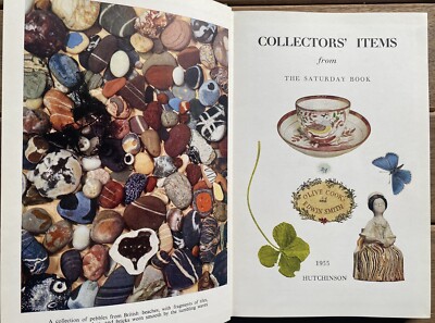 Collectors' Items from The Saturday Book (1955 Hardcover) Mid Century Pictorial