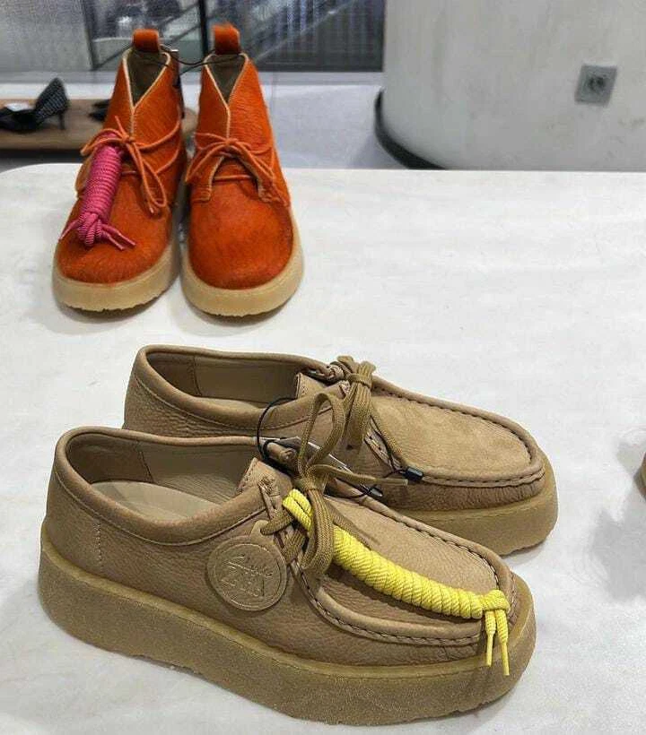 ZARA x Clarks Sandy Brown *Real Leather* Shoes : 3915/010 : US7.5-US9