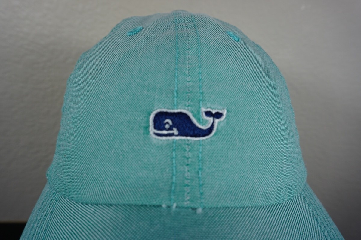 Vineyard Vines Hat Cap Green Logo Low Profile Strap Back by Step