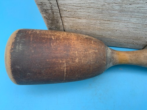 Trituradora de comida/patatas de madera vintage, 10,5 pulgadas, decoración primitiva - Imagen 6 de 10