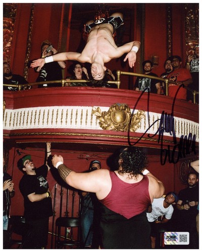 Sammy Guevara Autograph 8x10 Photo AEW Spanish God Signed Zobie COA