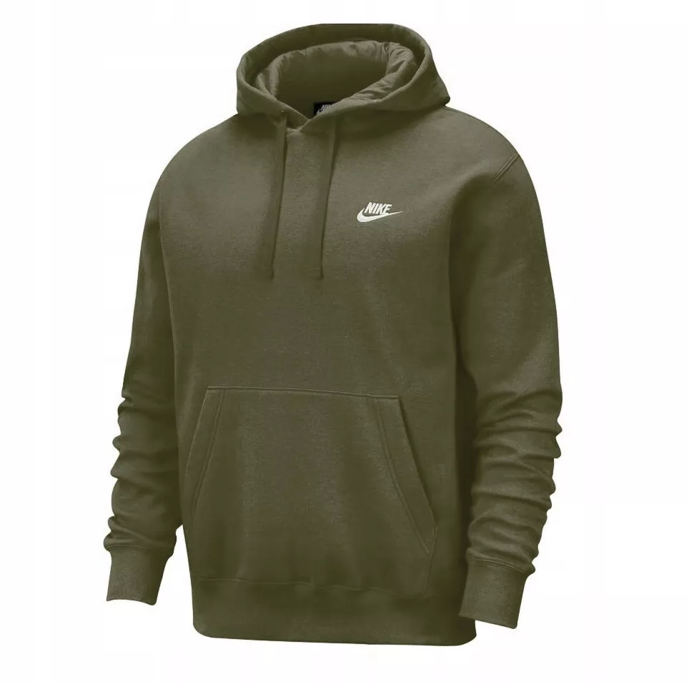 Green nike hotsell club hoodie
