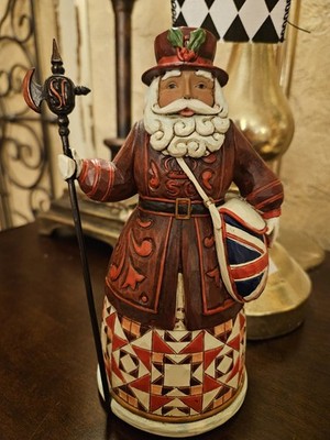 Jim Shore Heartwood Creek British Father Christmas Figurine, 7 inch #4017649