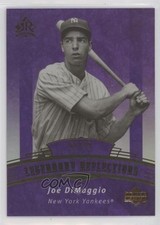 2005 Upper Deck Reflections Legendary Purple 69/99 Joe DiMaggio #184 HOF tw0