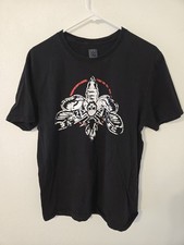 WWE Authentic Bray Wyatt Moth T Shirt The FIEND Wrestling Mens Large Black