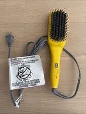 Drybar the Brush Crush Heated Straightening Brush Yellow - Full Size