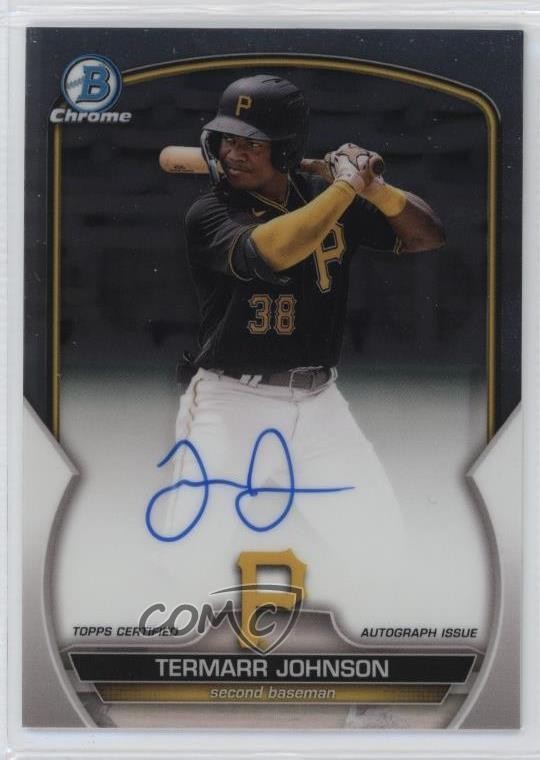 2023 Bowman Chrome Prospect Auto Termarr Johnson #CPA-TJ Auto 02ti