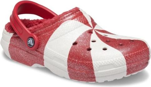 NWT Crocs Classic Lined Holiday Christmas Candy‎ Cane Clogs Shoes Size M9/W11 Crocs Classic Lined Holiday Christmas Candy Cane Clogs Shoes  main image 3