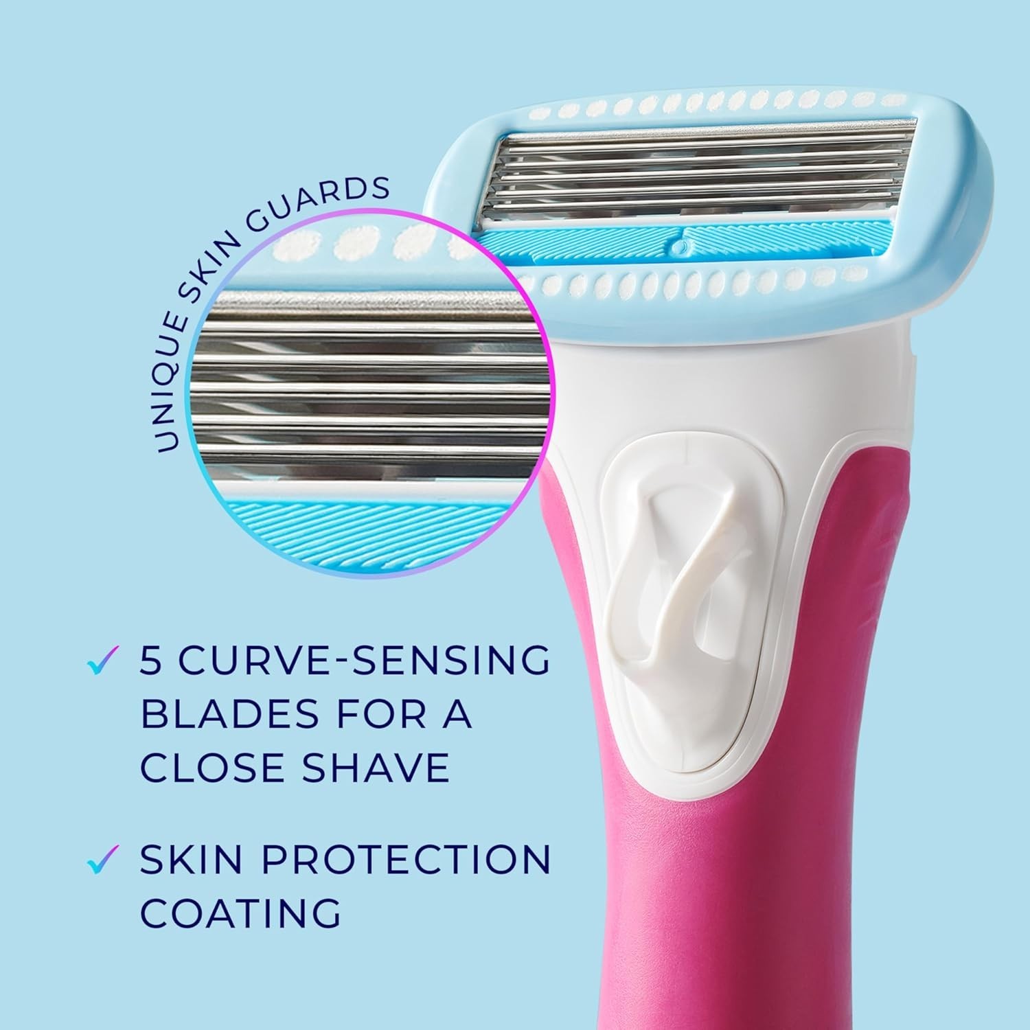 Schick Hydro Silk TrimStyle Razor with Bikini Trimmer for Women | 2-in-1...