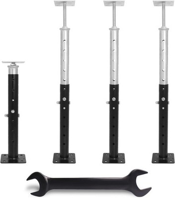 Adjustable House Floor Jacks, 4 PCS House Jacks for Leveling, Floor Straighte...