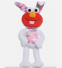 Sesame Street Elmo Plush Bunny Just Play 18" Soft Colorful Stuffed Toy 