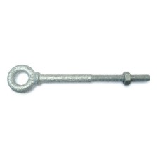 1/4"-20 x 4" Hot Dip Galvanized Eyebolt w/Shield Nuts 3 pcs. 