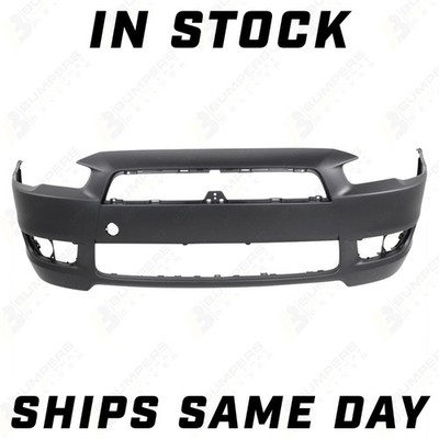 NEW Primered - Front Bumper Cover Fascia for 2008-2015 Mitsubishi Lancer 08-15