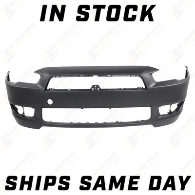 #ad NEW Primered Front Bumper Cover Fascia for 2008 2015 Mitsubishi Lancer 08 15 $91.66