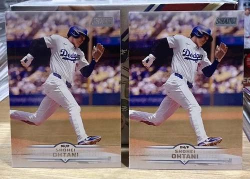 2025 Topps Stadium Club Shohei Ohtani #58 2 Card Lot Los Angeles Dodgers