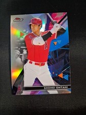 Shohei Ohtani 2021 Topps Finest Refractor #54 Los Angeles Dodgers Angeles