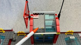 Lego City Fire Station #7945 With Minifigs, Missing 2 Pieces, No Box or Manual