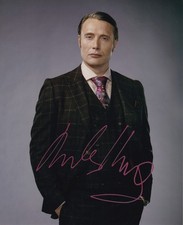 MADS MIKKELSEN signed autograph 20x25cm HANNIBAL in person autograph ACOA