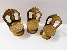 Vintage Miniature Brass Chairs Ornate Decorative Dollhouse Figurines Lot f 3