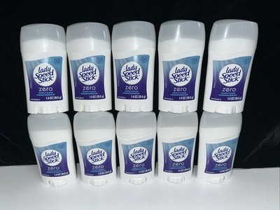 LOT OF 10-Lady Speed Stick ZERO Simply Clean 1.4oz Deodorant Invisible Exp 11/26