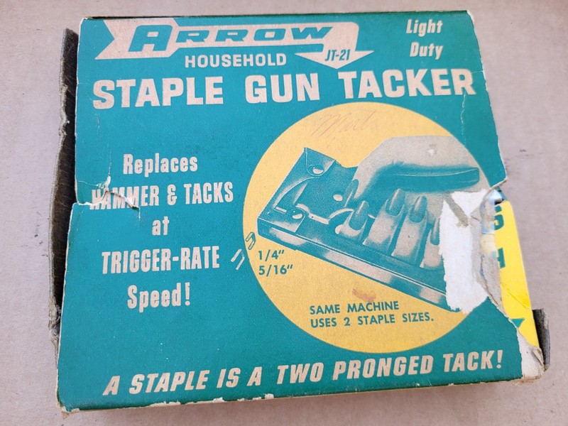 Vintage Arrow Staple Gun Tacker JT-21