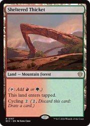 Sheltered Thicket (167/206) - Commander: Lorwyn Eclipsed