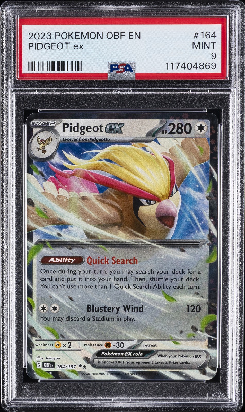 Pidgeot ex #164
