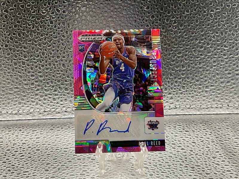 2020 Panini Prizm Draft Picks Paul Reed Pink Ice Rookie Autograph