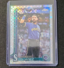 Topps 2025 Chrome Update X-Fractor Eugenio Suarez Seattle Mariners USC125