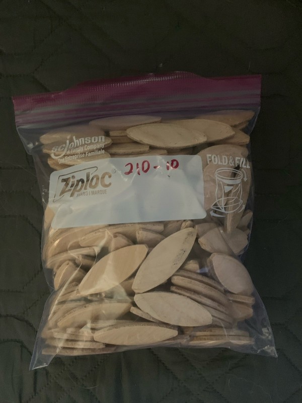 Woodworking Joint Biscuits size 10 (210 pieces)
