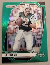 2024 Panini Prizm Joe Namath #228 Green Ice Prizm Refractor NY Jets HOF