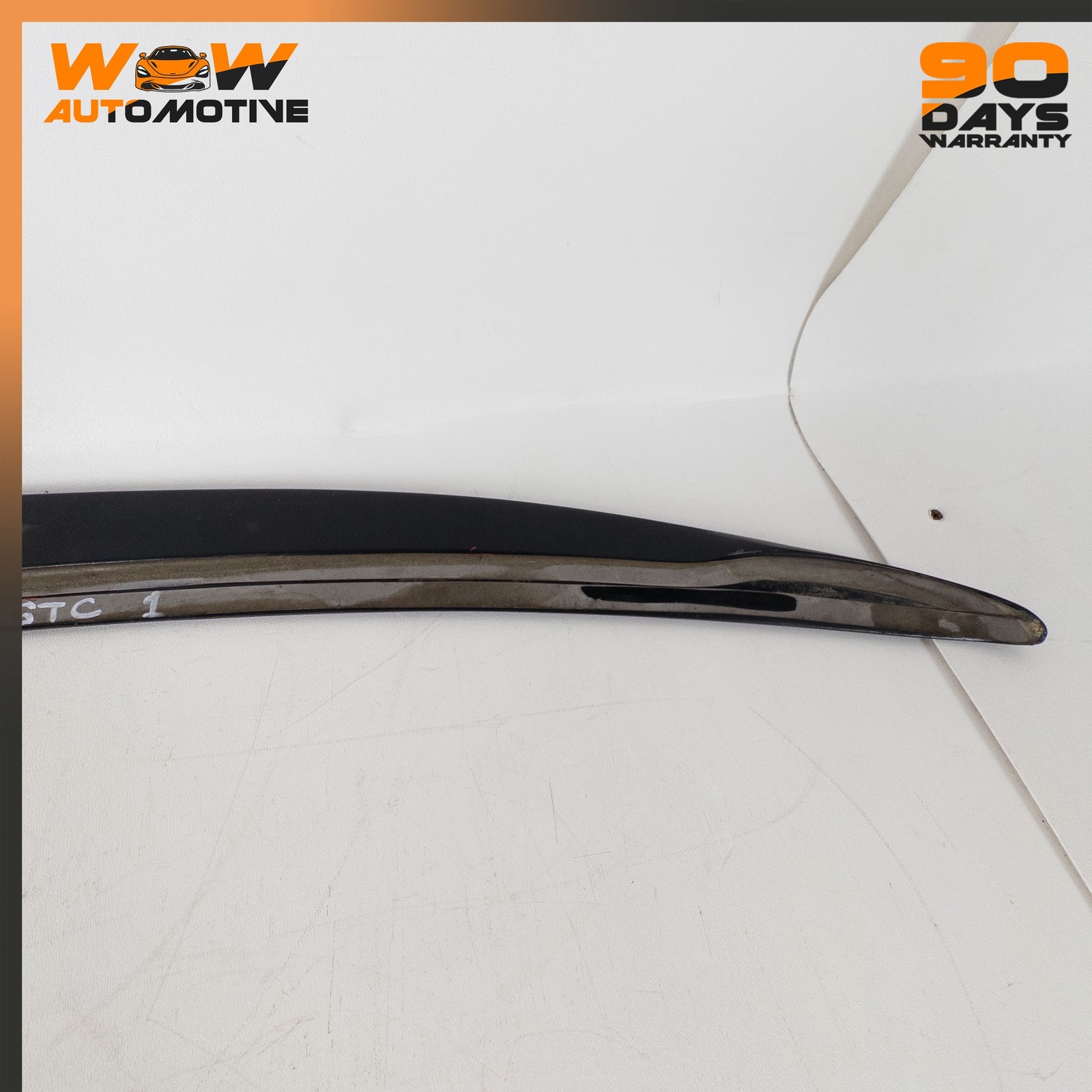 07-13 BENTLEY CONTINENTAL GTC REAR TRUNK SPOILER WING BLACK 3W7827936 OEM