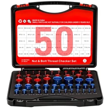 50Pcs Thread Checker, Nut and Bolt Thread Checker, Suitable for Nut Bolt