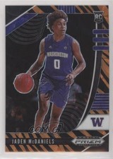 2020-21 Panini Prizm Draft Picks Choice Tiger Stripes Jaden McDaniels #51 3wu