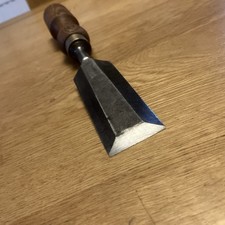 Woodworking  47 mm wide bevel edged vintage fine woodworking chisel