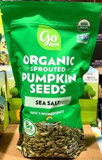 Go Raw Organic Sprouted Sea Salt Pumpkin Seeds with Sea Salt 22 oz 13.82 per gallon