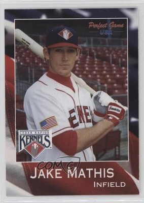 2003 Perfect Game USA Cedar Rapids Kernels Jake Mathis #19 0q3